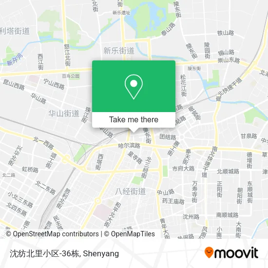 沈纺北里小区-36栋 map