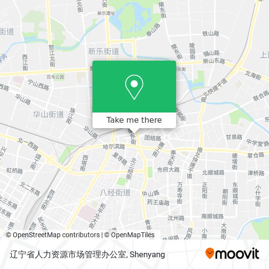 辽宁省人力资源市场管理办公室 map