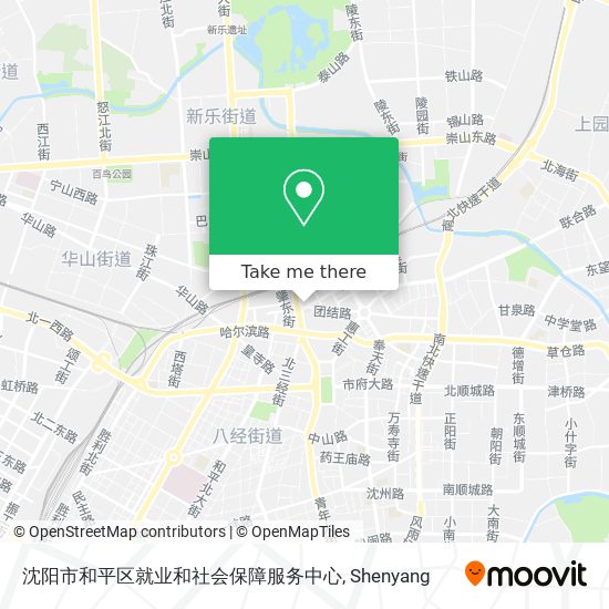 沈阳市和平区就业和社会保障服务中心 map