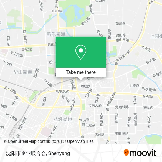 沈阳市企业联合会 map