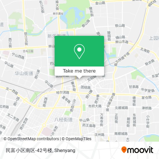民富小区南区-42号楼 map