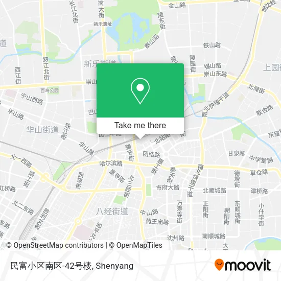民富小区南区-42号楼 map