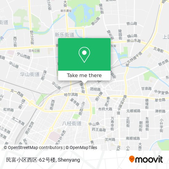 民富小区西区-62号楼 map