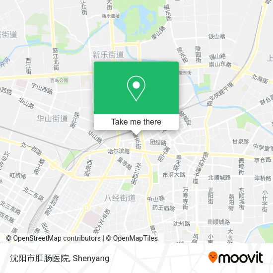 沈阳市肛肠医院 map
