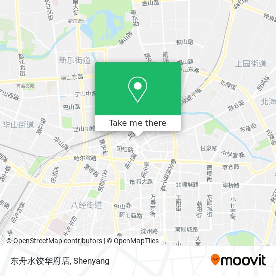 东舟水饺华府店 map