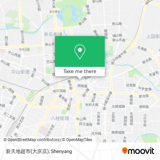 新天地超市(大庆店) map
