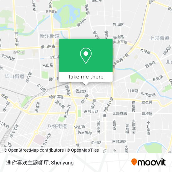 涮你喜欢主题餐厅 map