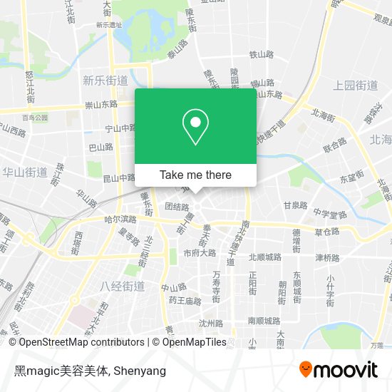 黑magic美容美体 map