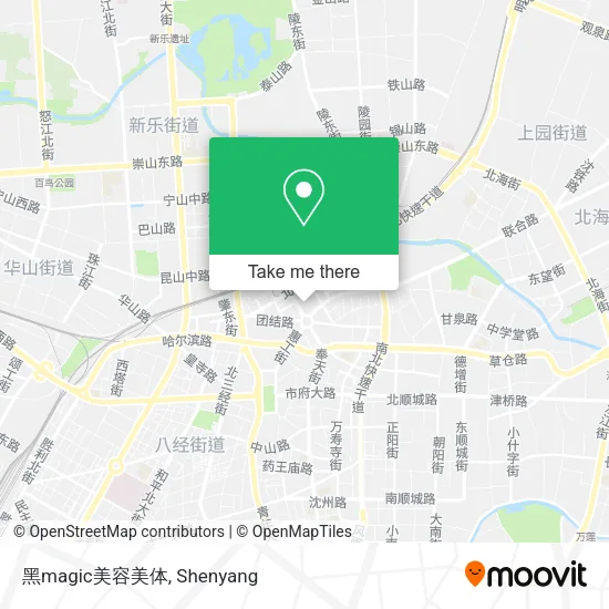 黑magic美容美体 map
