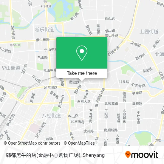 韩都黑牛的店(金融中心购物广场) map