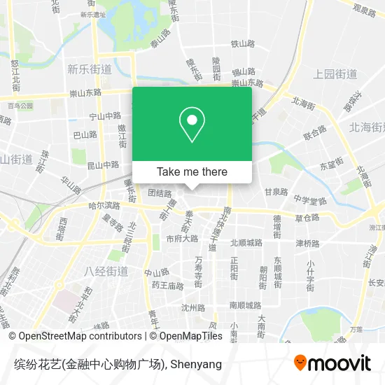 缤纷花艺(金融中心购物广场) map