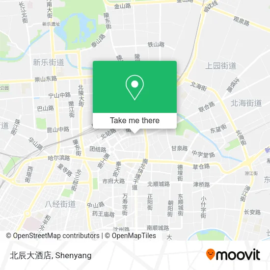 北辰大酒店 map