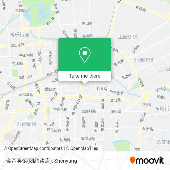 金帝宾馆(团结路店) map