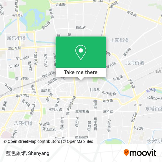 蓝色旅馆 map