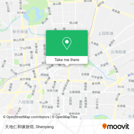 天地仁和缘旅馆 map