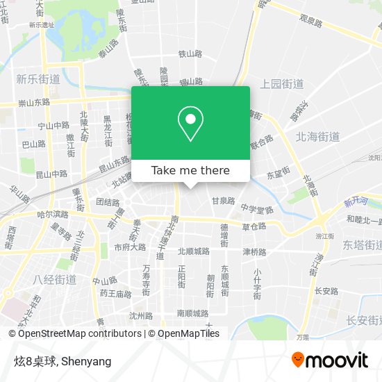 炫8桌球 map