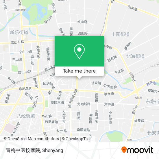 青梅中医按摩院 map