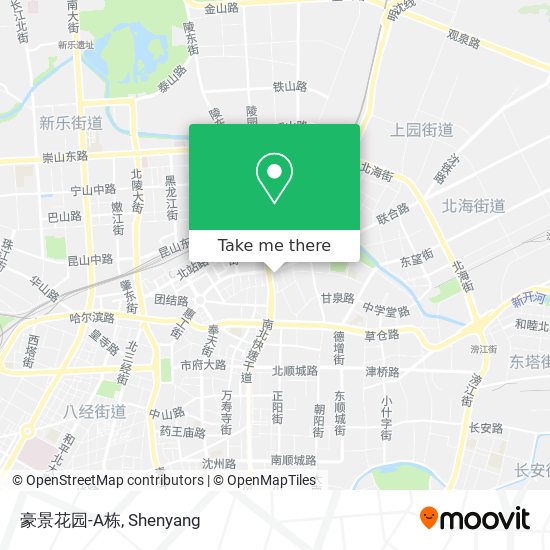 豪景花园-A栋 map
