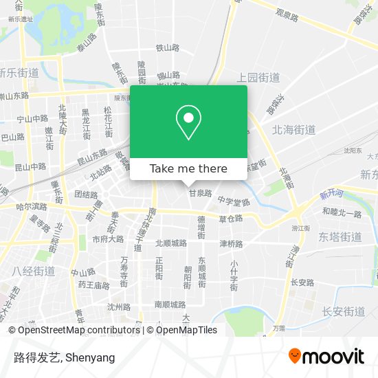路得发艺 map
