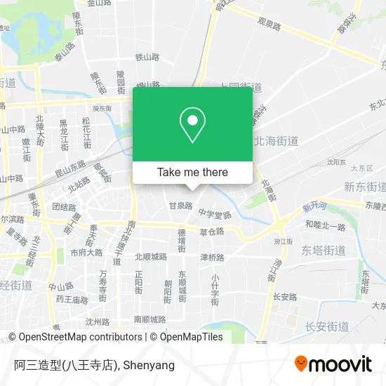 阿三造型(八王寺店) map