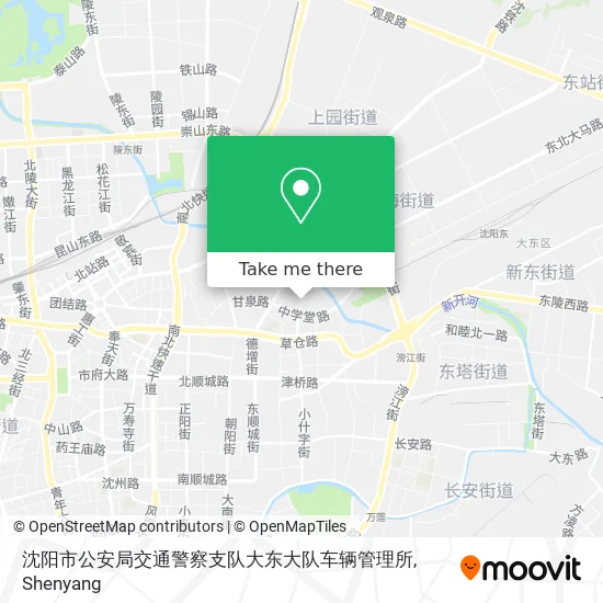 沈阳市公安局交通警察支队大东大队车辆管理所 map