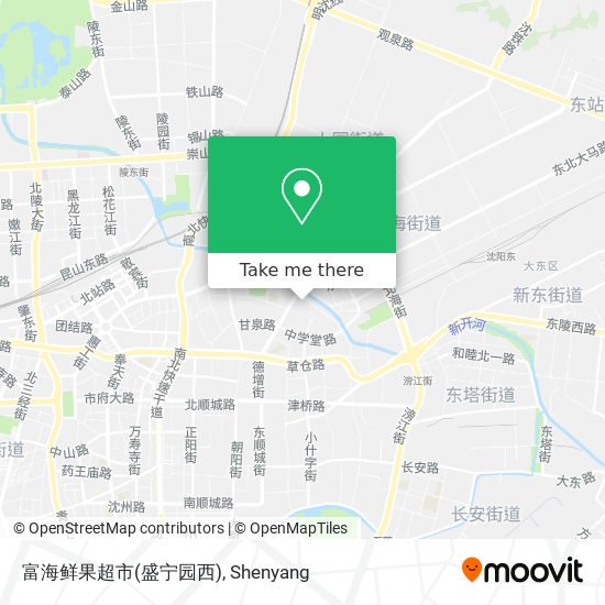 富海鲜果超市(盛宁园西) map