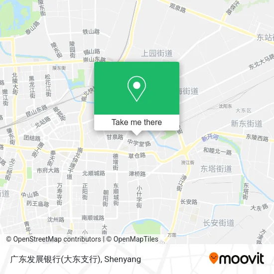 广东发展银行(大东支行) map