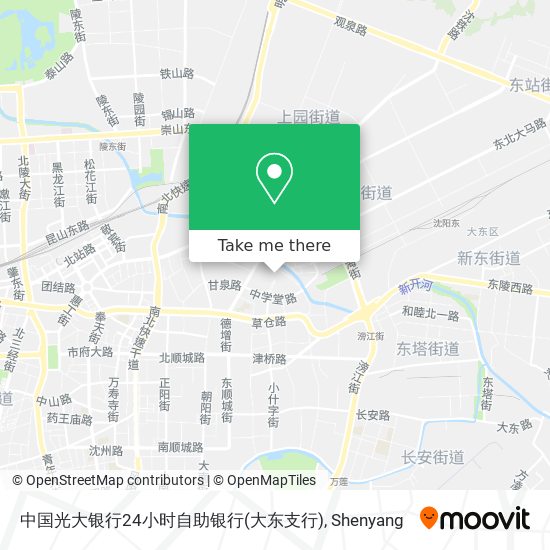 中国光大银行24小时自助银行(大东支行) map