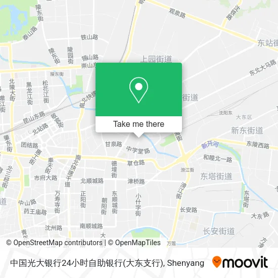 中国光大银行24小时自助银行(大东支行) map