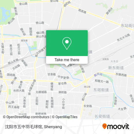 沈阳市五中羽毛球馆 map