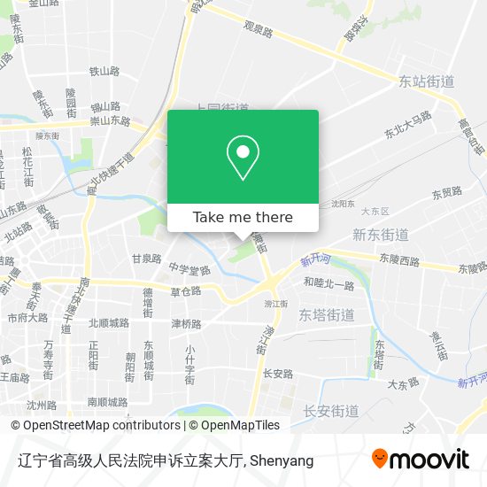 辽宁省高级人民法院申诉立案大厅 map