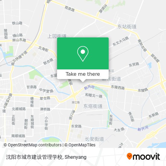 沈阳市城市建设管理学校 map