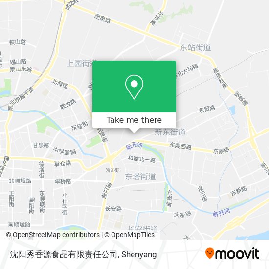 沈阳秀香源食品有限责任公司 map