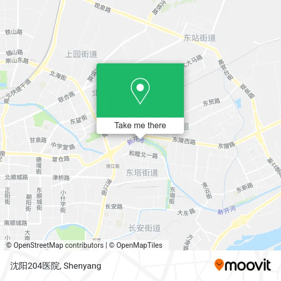 沈阳204医院 map