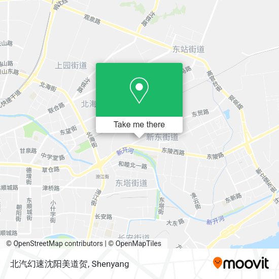 北汽幻速沈阳美道贺 map