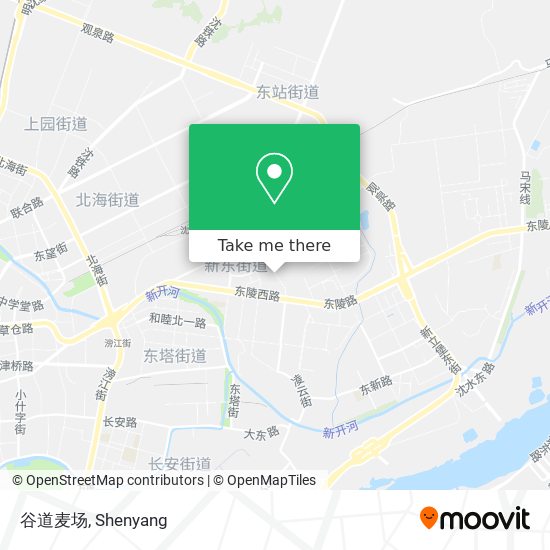 谷道麦场 map