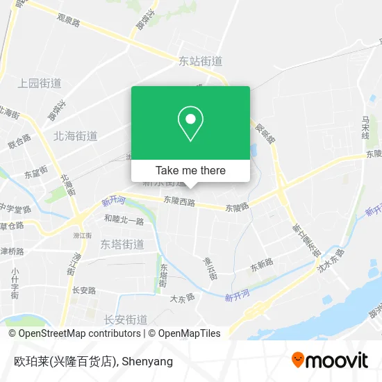 欧珀莱(兴隆百货店) map