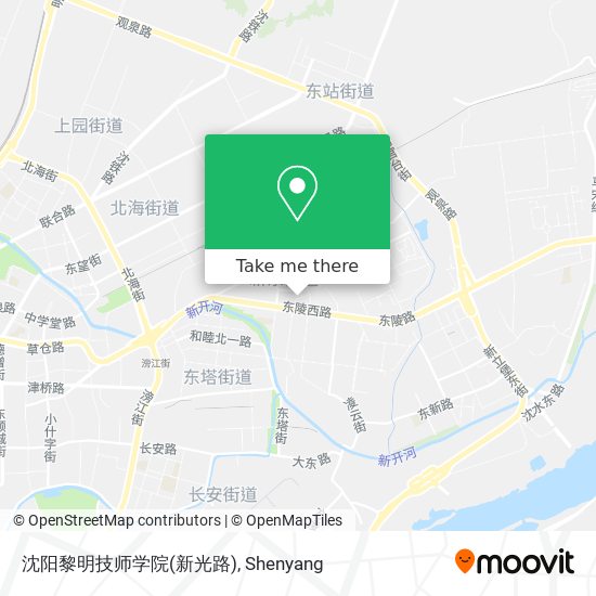 沈阳黎明技师学院(新光路) map