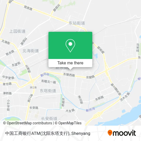 中国工商银行ATM(沈阳东塔支行) map