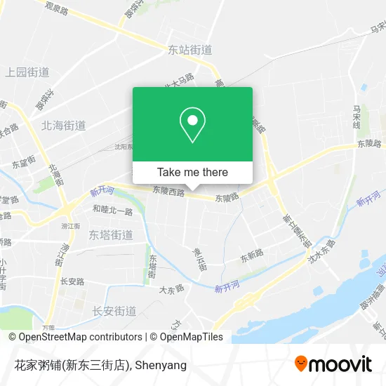 花家粥铺(新东三街店) map