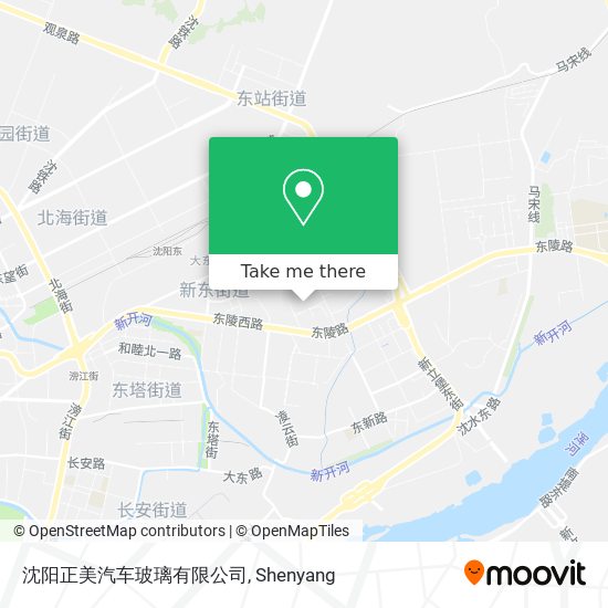 沈阳正美汽车玻璃有限公司 map