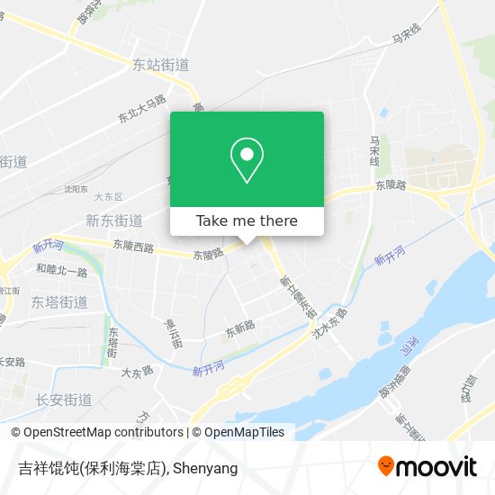 吉祥馄饨(保利海棠店) map