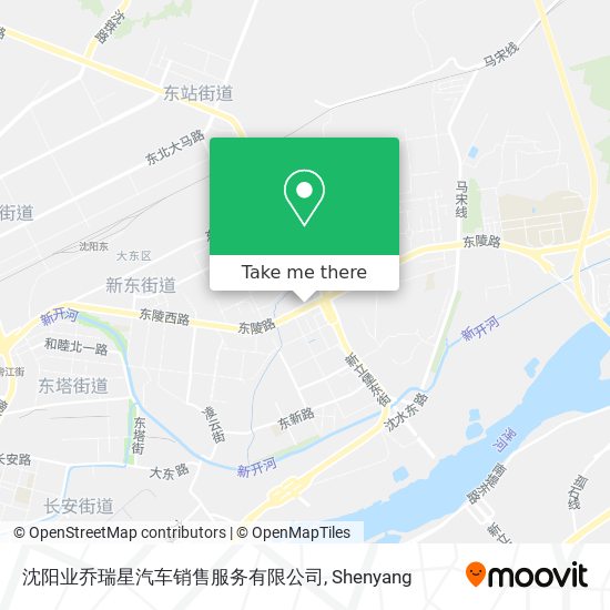 沈阳业乔瑞星汽车销售服务有限公司 map