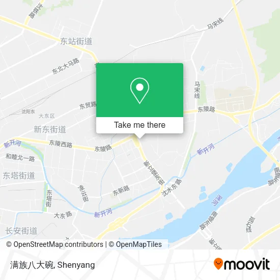 满族八大碗 map
