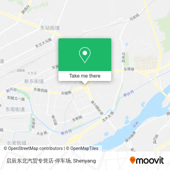 启辰东北汽贸专营店-停车场 map