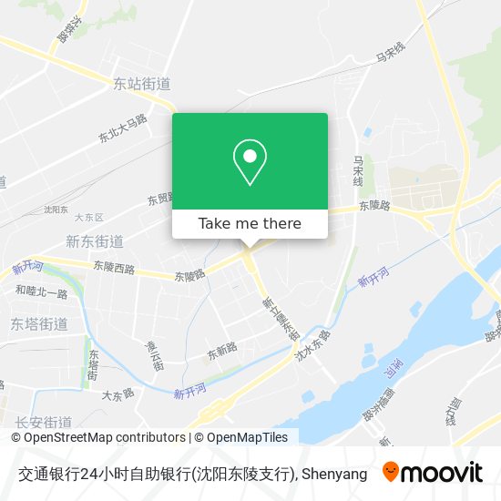 交通银行24小时自助银行(沈阳东陵支行) map