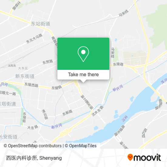 西医内科诊所 map