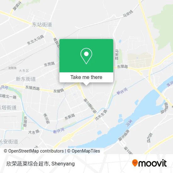欣荣蔬菜综合超市 map
