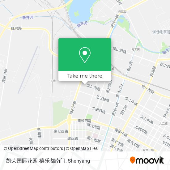 凯荣国际花园-禧乐都南门 map