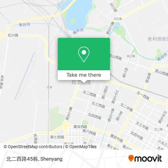 北二西路45栋 map